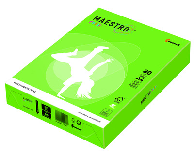 Maestro Kopierkarton A4 "Maestro color" maigrün 160g/m² 250Bl.