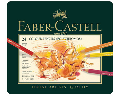 Faber-Castell Buntstift "Polychromos" mehrfarbig 3,8 mm 24St.