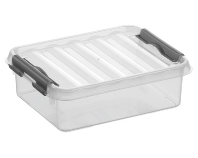 Sunware Aufbewahrungsbox "the q-line" transparent 15 x 6 x 20 cm