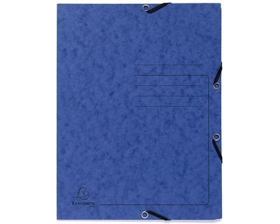 Exacompta Eckspannermappe A4 "Colorspan" blau