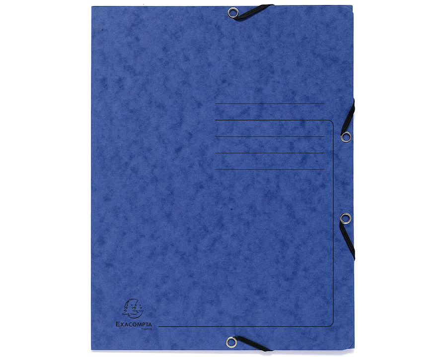 Exacompta Eckspannermappe A4 "Colorspan" blau