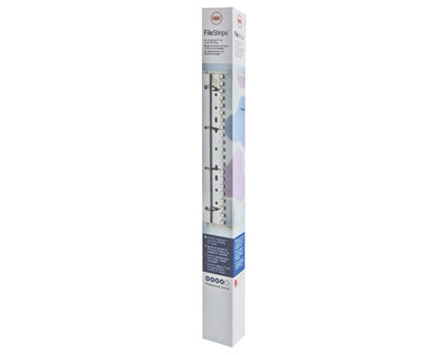 GBC Abheftstreifen "FileStrip" für Bindesysteme, 10 Ringe transparent 100St.