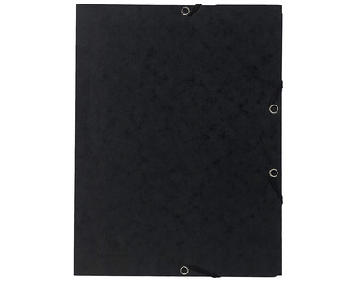 Exacompta Eckspannermappe A4 "Colorspan" schwarz