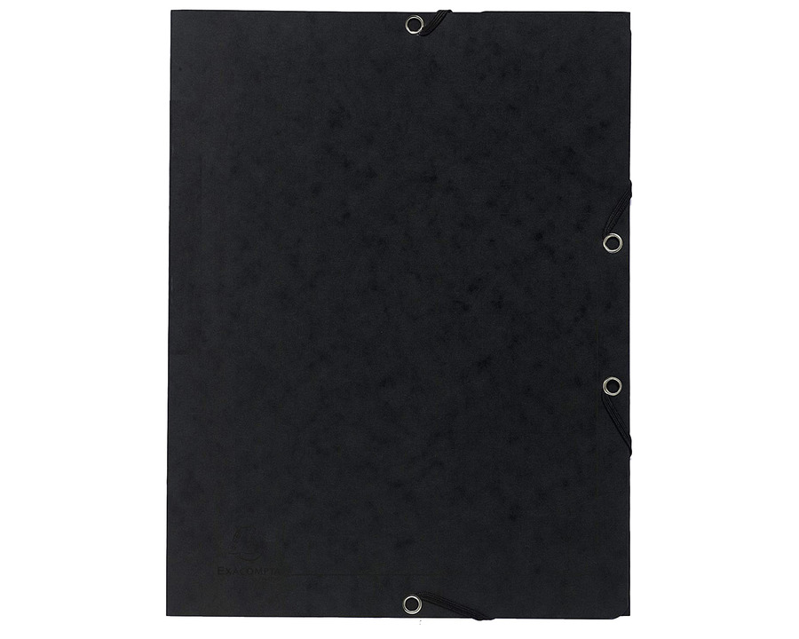 Exacompta Eckspannermappe A4 "Colorspan" schwarz