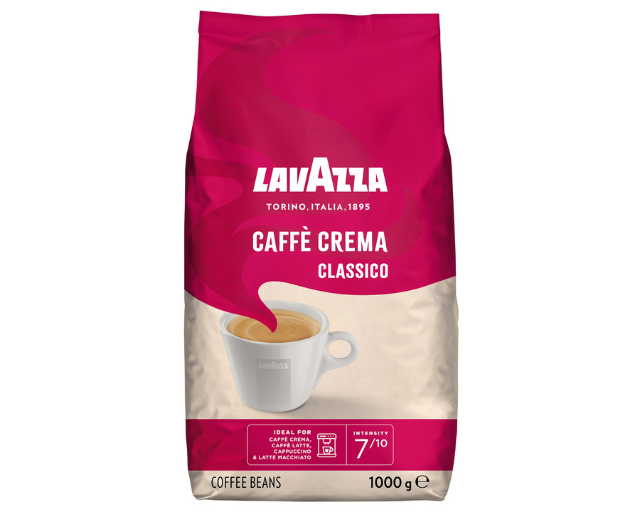 Lavazza Kaffee "Crema Classico" Arabica & Robusta ganze Bohnen 1.000g