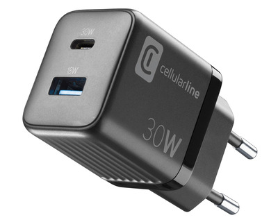 Cellularline Ladegerät "Multipower Micro" schwarz 30W