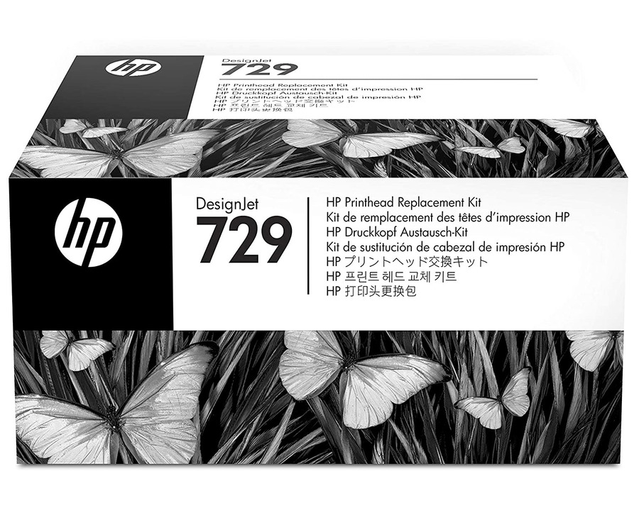 HP Druckkopf 729 cyan, magenta, gelb, schwarz