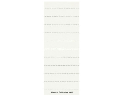 Leitz Beschriftungsschilder, 3-zeilig weiß 60 x 14 mm 100St.