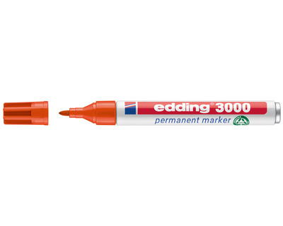Edding Permanentmarker 3000 orange 1,5-3 mm Rundspitze