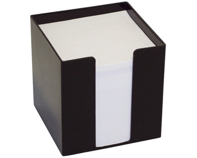 Metzger & Mendle Zettelbox schwarz 95 x 95 x 95 mm