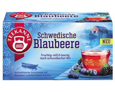 Teekanne Tee "Ländertee" Schwedische Blaubeere 20St.
