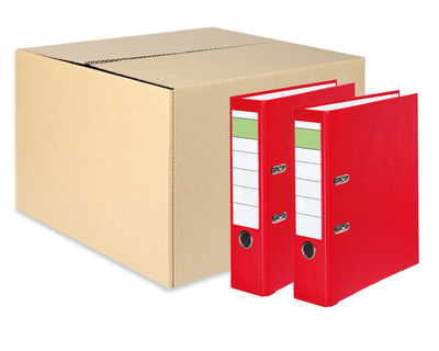 Ordner A4 "Grüner Balken" rot 80 mm 20St.