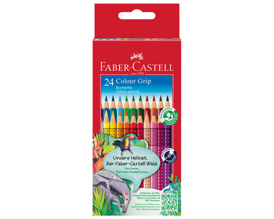 Faber-Castell Buntstift "Colour Grip" mehrfarbig 3,3 mm 24St.