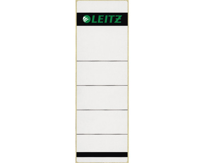 Leitz Ordner-Rückenschilder grau 61 x 192 mm 10Et.