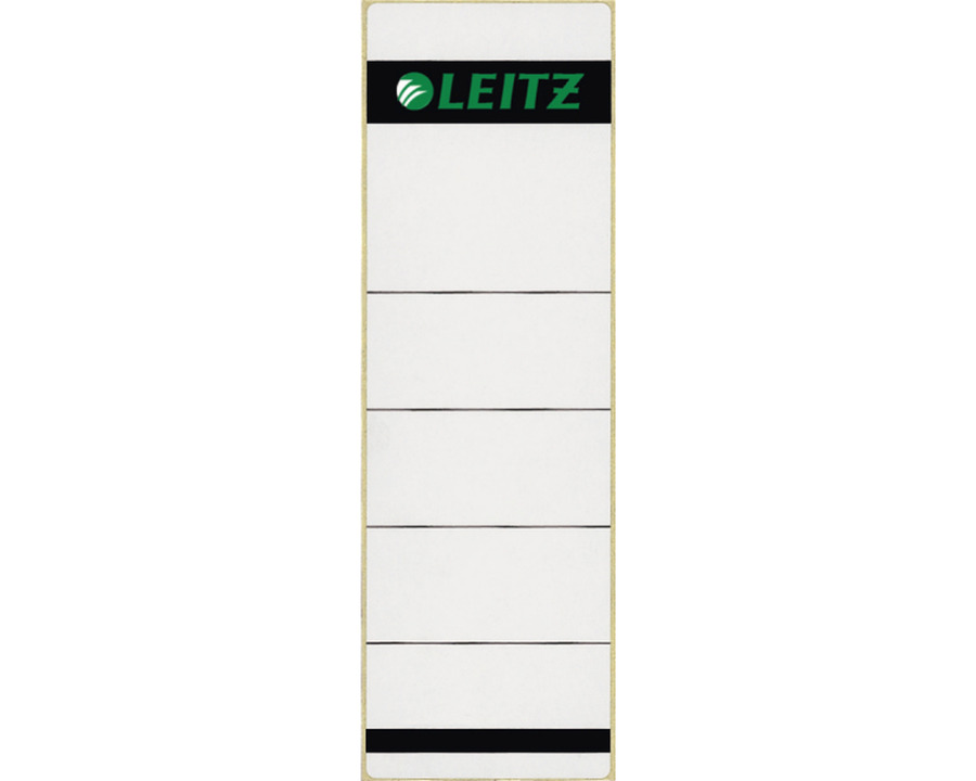 Leitz Ordner-Rückenschilder grau 61 x 192 mm 10Et.
