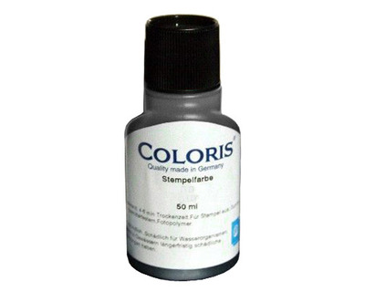 Coloris Stempelfarbe "Constanta P", dokumentenecht schwarz 50ml