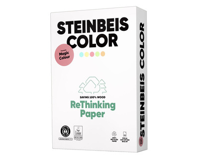 Steinbeis Kopierpapier A4 "Color" blau 80g/m² 500Bl.