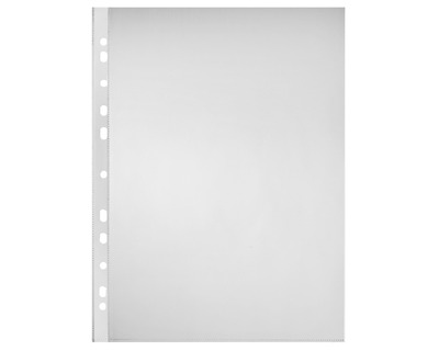 ProOffice Prospekthüllen A4 "Premium" transparent genarbt, 100 my 50St.