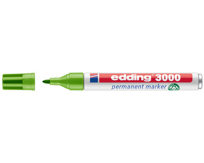 Edding Permanentmarker 3000 hellgrün 1,5-3 mm Rundspitze