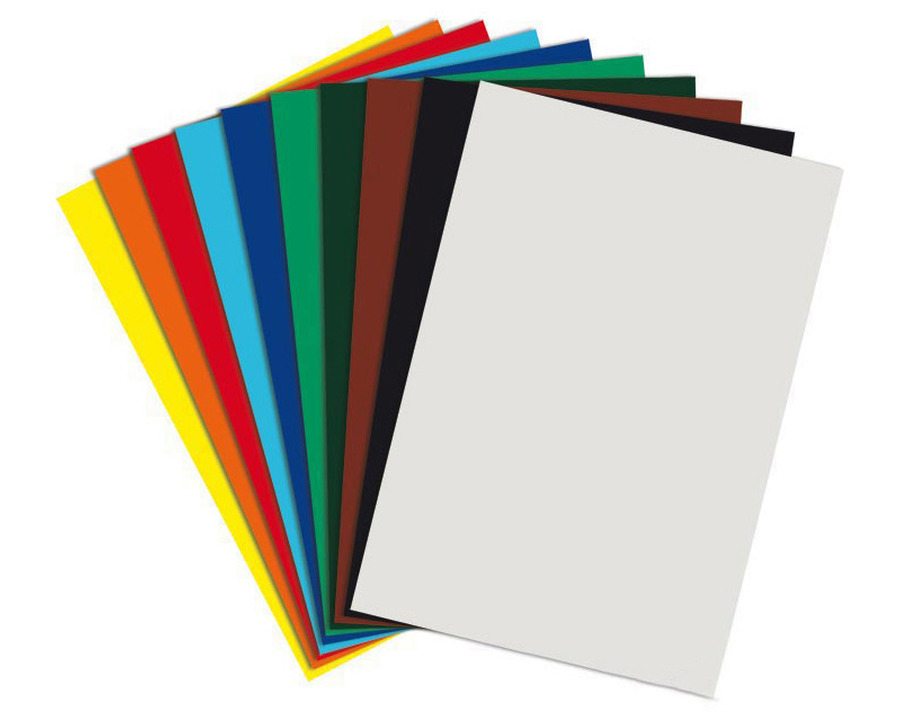 Folia Buntpapier mehrfarbig 35 x 50 cm 50Bl.