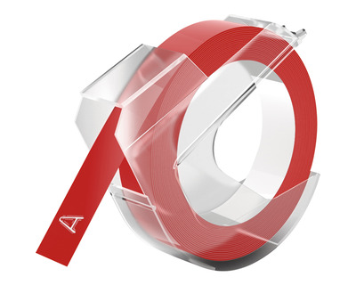 Dymo Prägeband rot 9 mm x 3 m