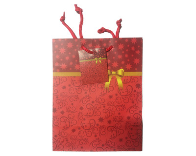 TSI Geschenk-Tragetasche rot 227 x180 x 100 mm