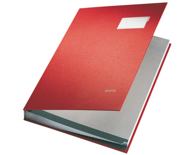 Leitz Unterschriftenmappe A4 rot 20 Fächer