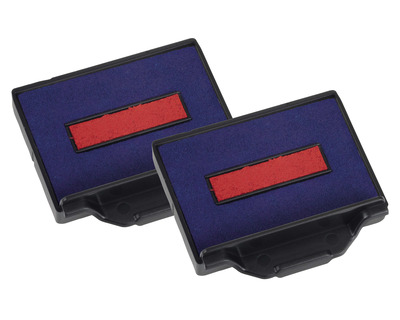 Trodat Ersatzstempelkissen "Professional" 6/50 rot/blau 41 x 24 mm 2St.