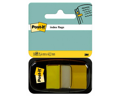 Post-it Haftmarker "Index 680" gelb 25,4 x 43,2 mm 50Bl.