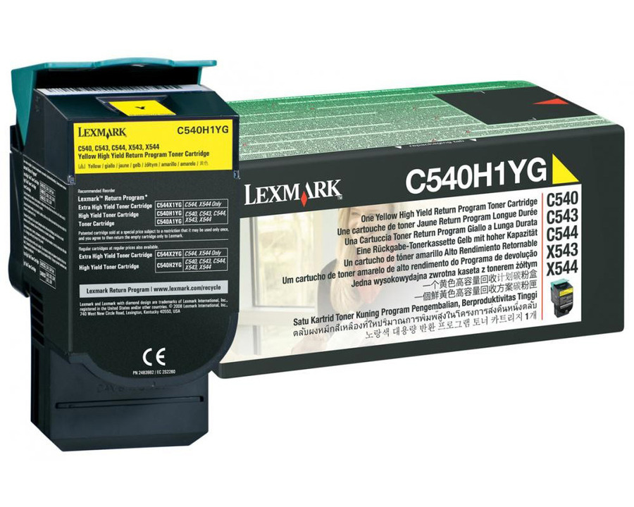 Lexmark Toner C540 gelb 2.000 Seiten