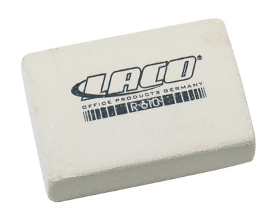 Laco Radierer "R610" weiß 42 x 29 x 10 mm