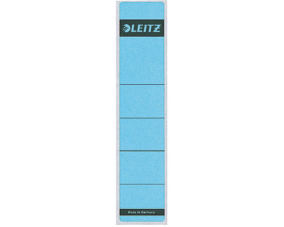 Leitz Ordner-Rückenschilder blau 39 x 192 mm 10Et.