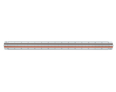 Aristo Dreikant-Maßstab weiß 30 cm