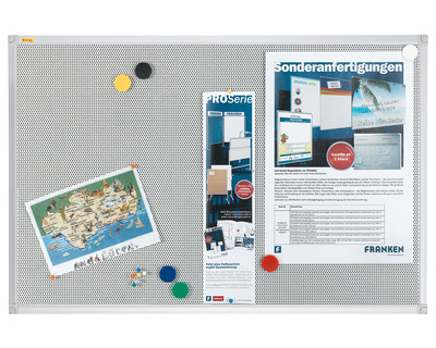 Franken Pinnwand "Pin´n´Mag X-tra!Line" grau 120 x 90 cm