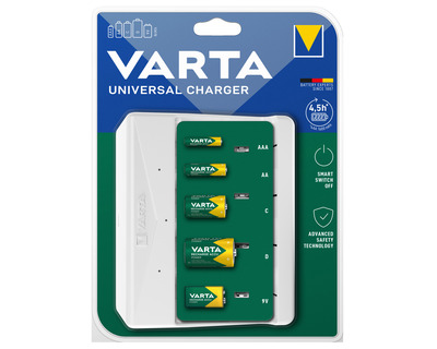 Varta Ladegerät "Universal Charger" weiß