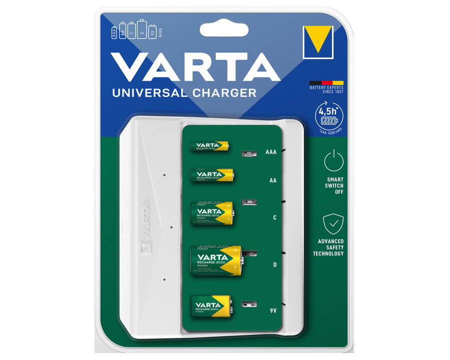 Varta Ladegerät "Universal Charger" weiß