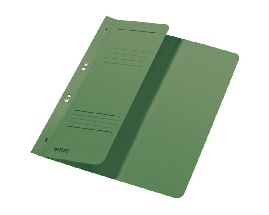 Leitz Ösenhefter, 1/2 Vorderdeckel grün 250g/m²