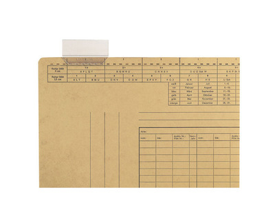Leitz Vollsichtreiter PVC, 4-zeilig transparent 60 x 35 mm