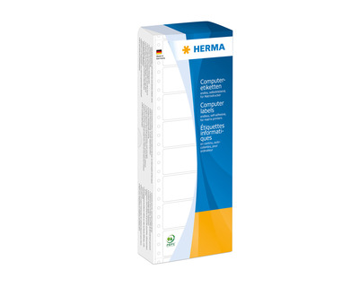 Herma Computer-Etiketten, 1-bahnig weiß 88,9 x 23 mm 2000Et.