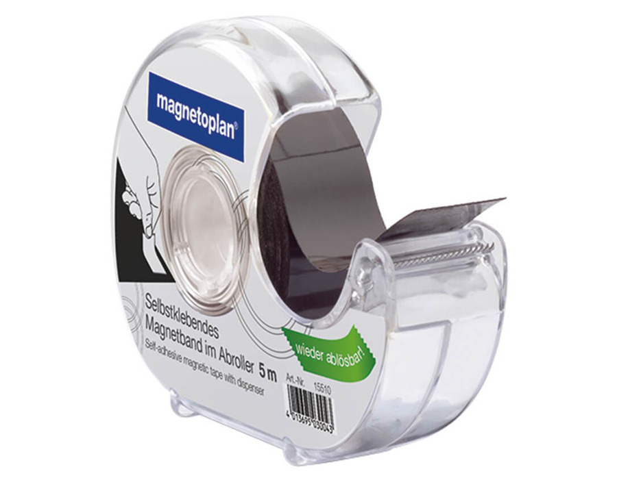 Magnetoplan Magnetband schwarz 19 mm x 5 m
