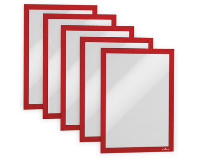 Durable Inforahmen A4 "Duraframe" rot selbstklebend 10St.