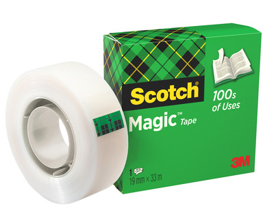 Scotch Klebeband "Magic 810", beschriftbar transparent matt 19 mm x 33 m