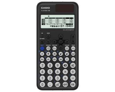 Casio Grafikrechner "FX-87DE ClassWiz" schwarz 192 x 63 Pixel