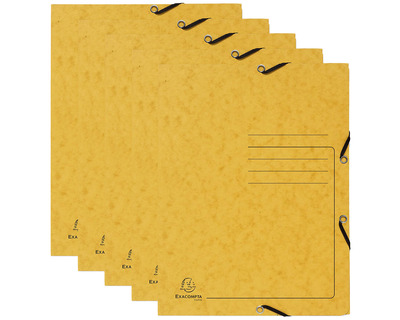 Exacompta Eckspannermappe A4 "Colorspan" gelb 25St.
