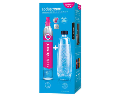 Sodastream CO2-Zylinder "Duo Titan", inkl. Flasche