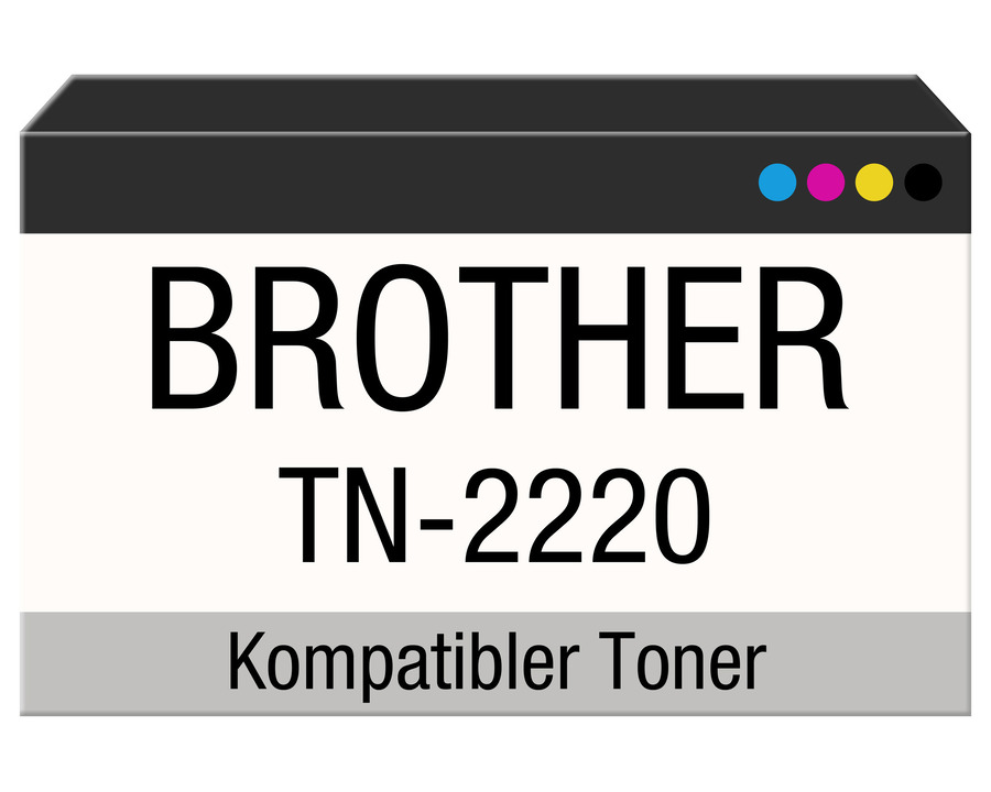Rebuilt-Toner, Brother TN-­2220 schwarz 2.600 Seiten