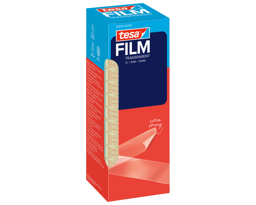 Tesa Klebeband "Transparent" transparent 12 mm x 33 m 12St.