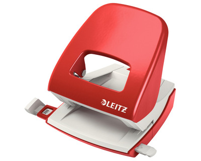 Leitz Locher "NeXXt Metall" rot 30 Blatt