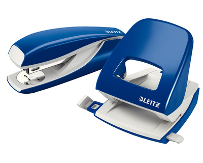 Leitz Büroset Locher & Heftgerät "NeXXt" blau