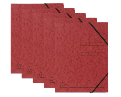 Exacompta Eckspanner A4 "Colorspan" rot 25St.